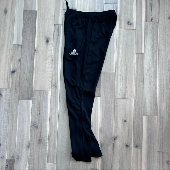 Adidas Climalite Black Core soccer Training Tapered Pants Youth L - Picture 11 of 12